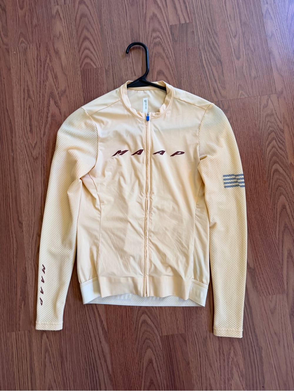 MAAP Women’s light Yellow Long Sleeve Cycling Jersey